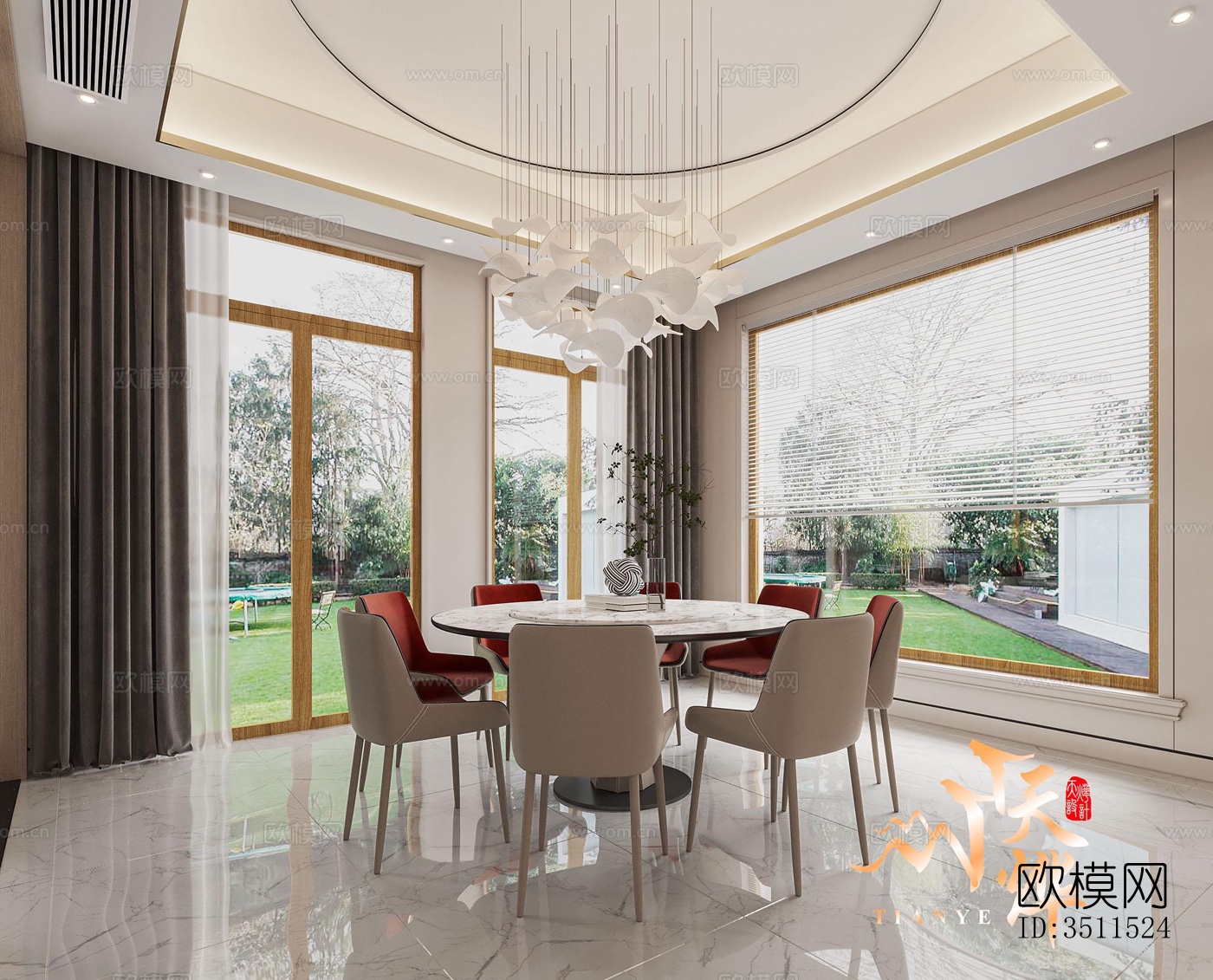 现代别墅效果图下载（渲染图5）