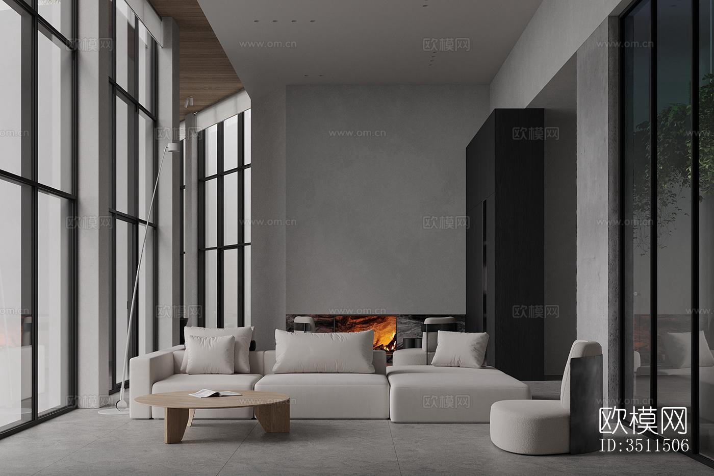 现代别墅效果图下载（渲染图16）