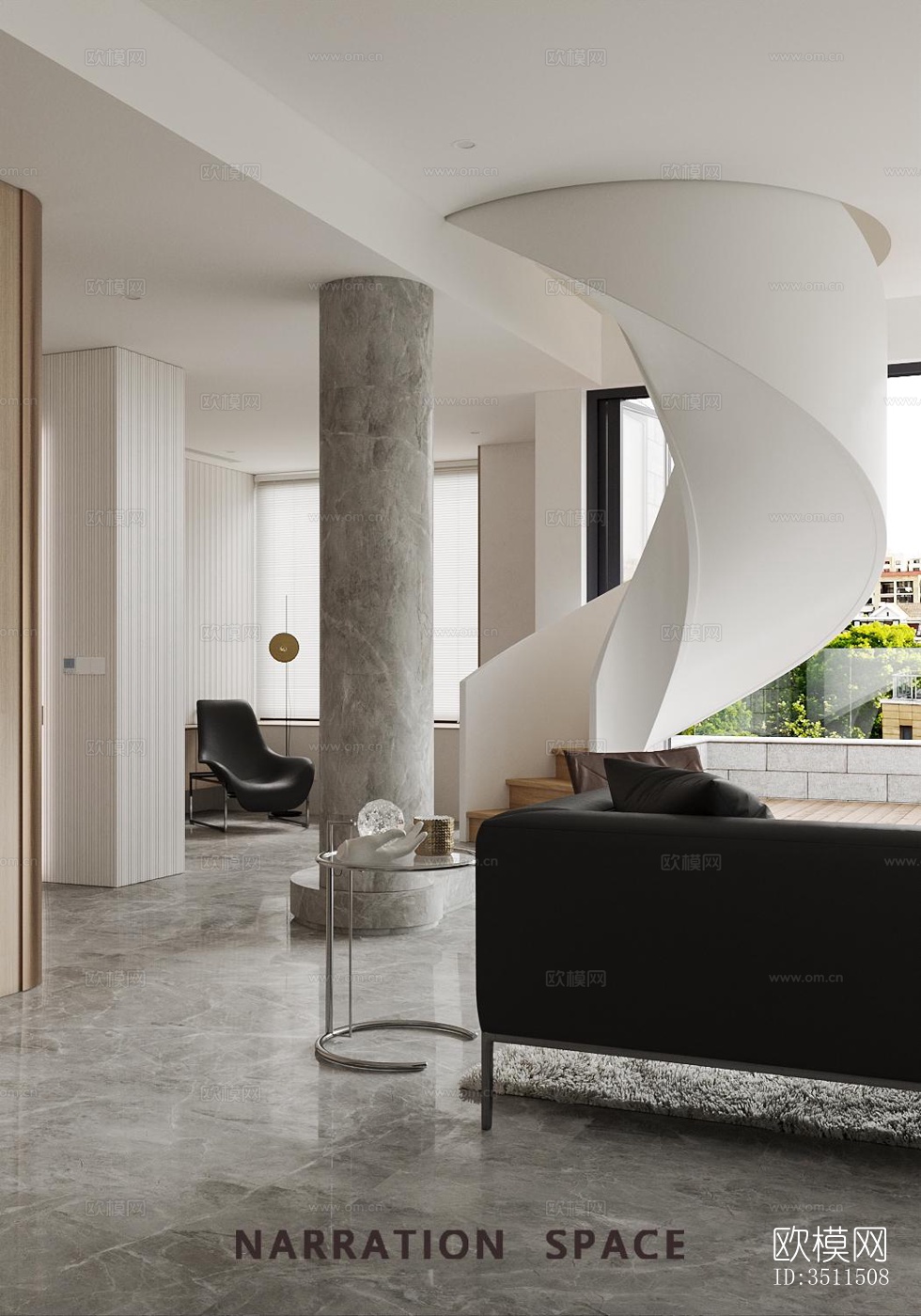 现代别墅效果图下载（渲染图4）