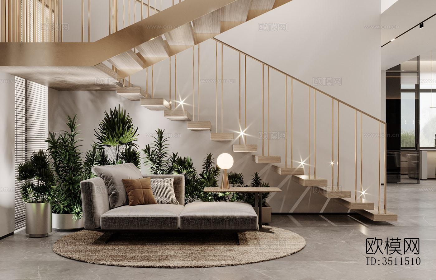 现代别墅效果图下载（渲染图14）