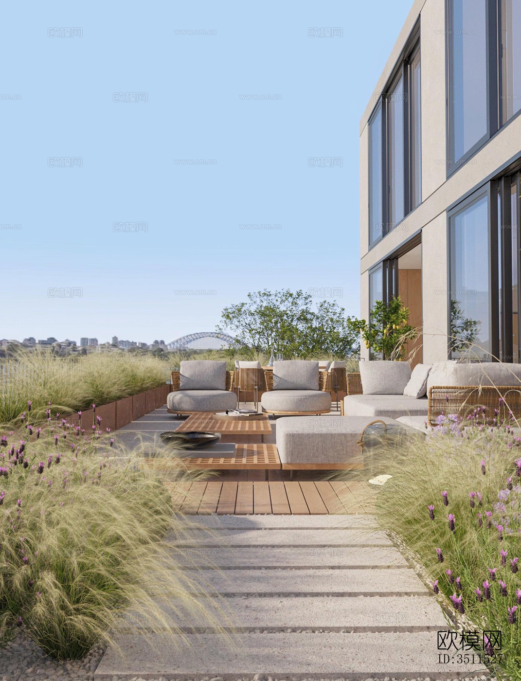 现代别墅效果图下载（渲染图8）