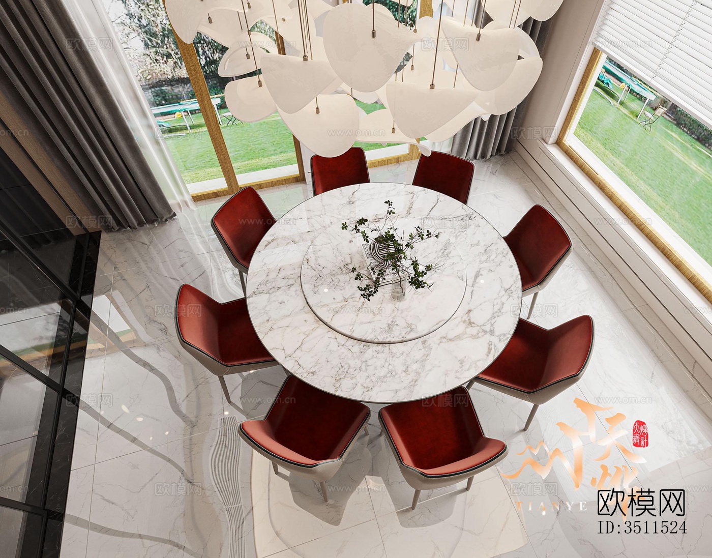 现代别墅效果图下载（渲染图6）