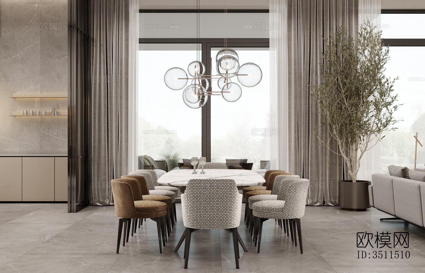 现代别墅效果图下载（渲染图7）