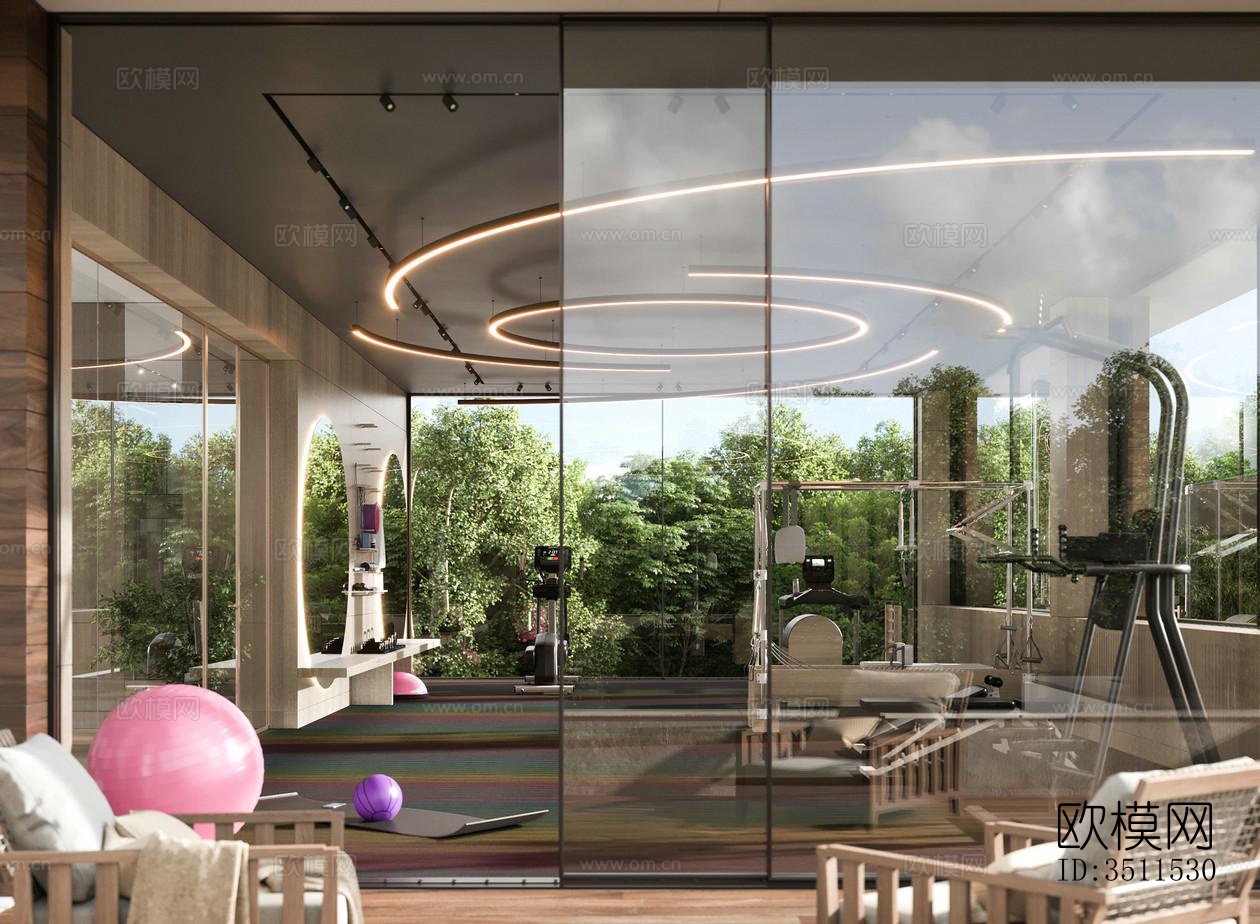 现代别墅效果图下载（渲染图18）