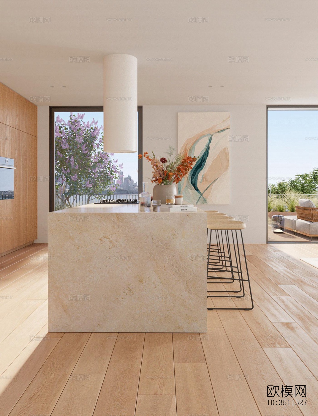 现代别墅效果图下载（渲染图3）