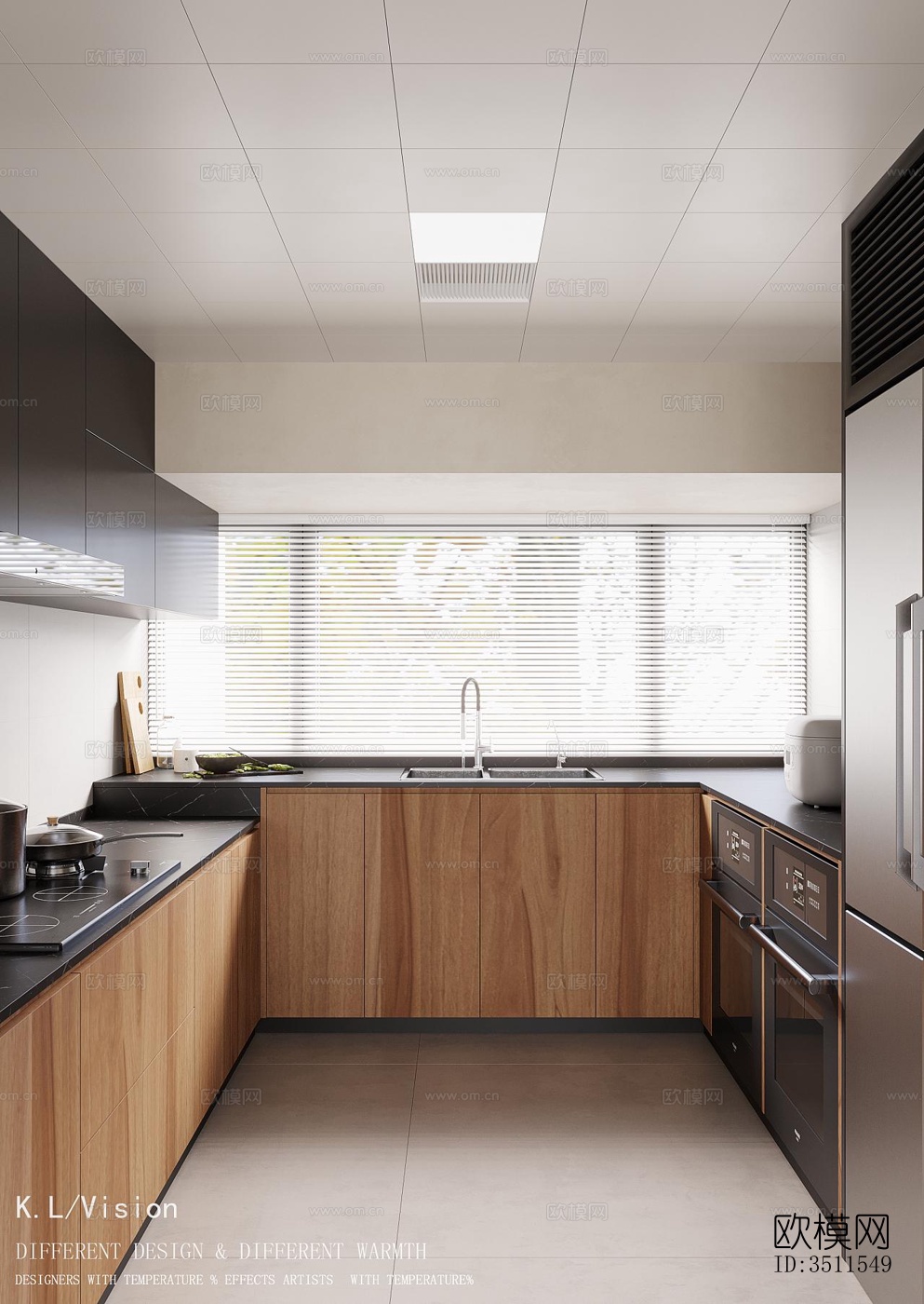 现代复式效果图下载（渲染图2）