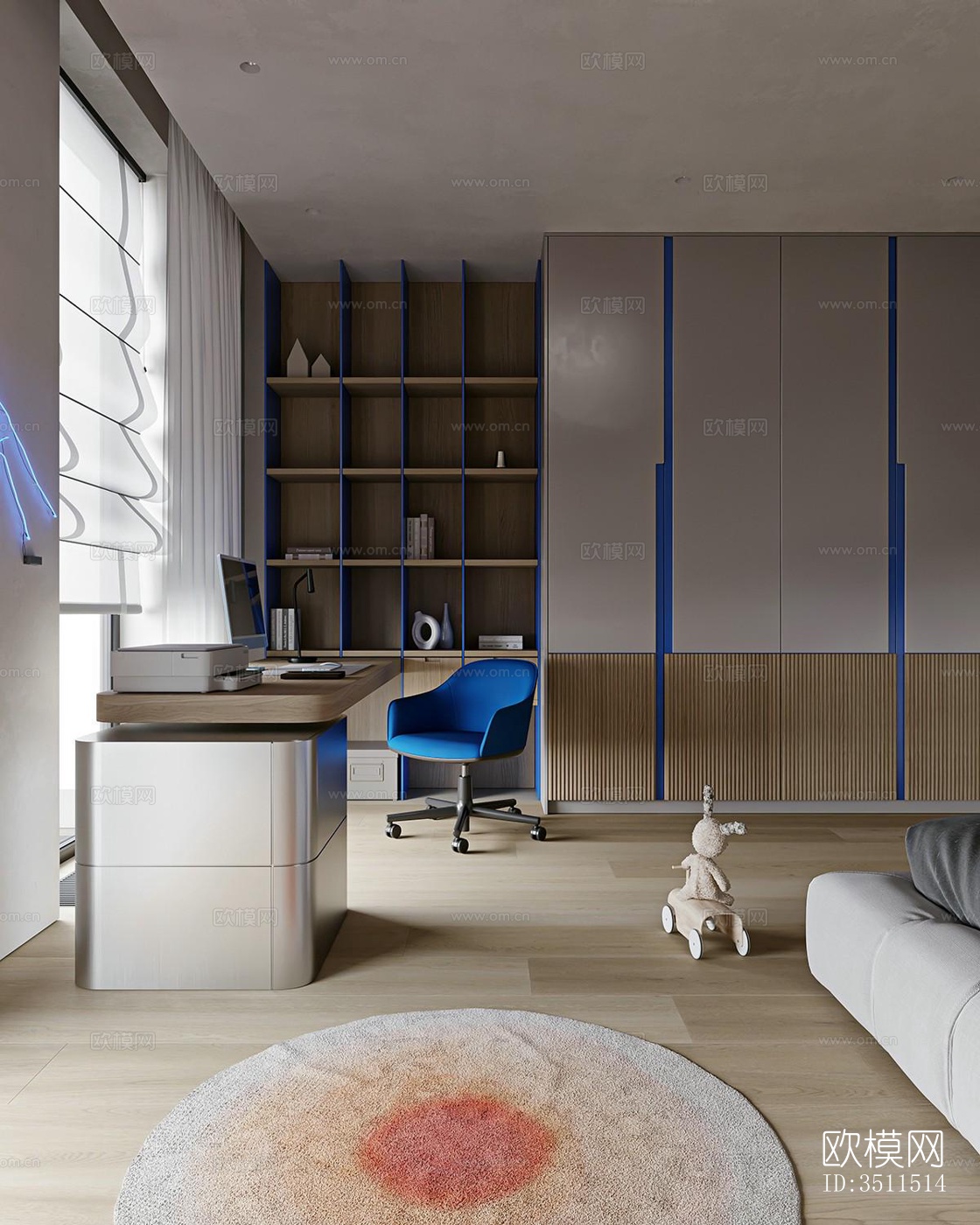 现代别墅效果图下载（渲染图10）