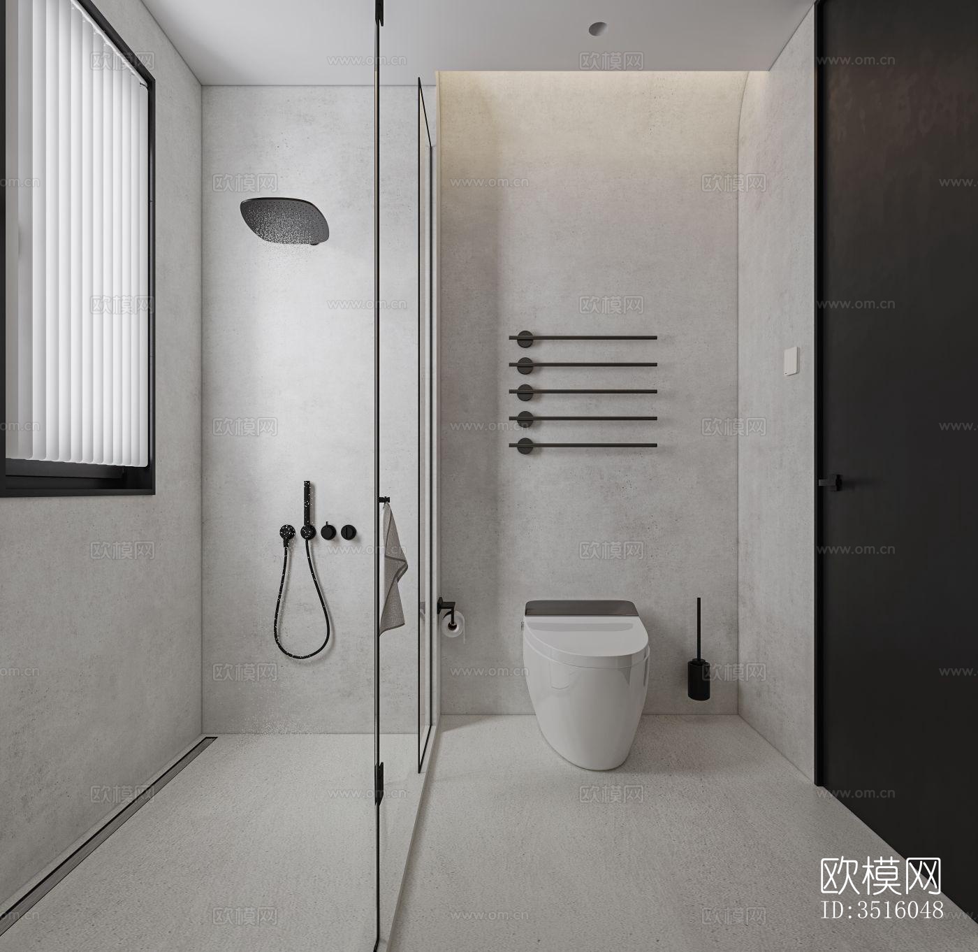 现代平层效果图下载（渲染图8）