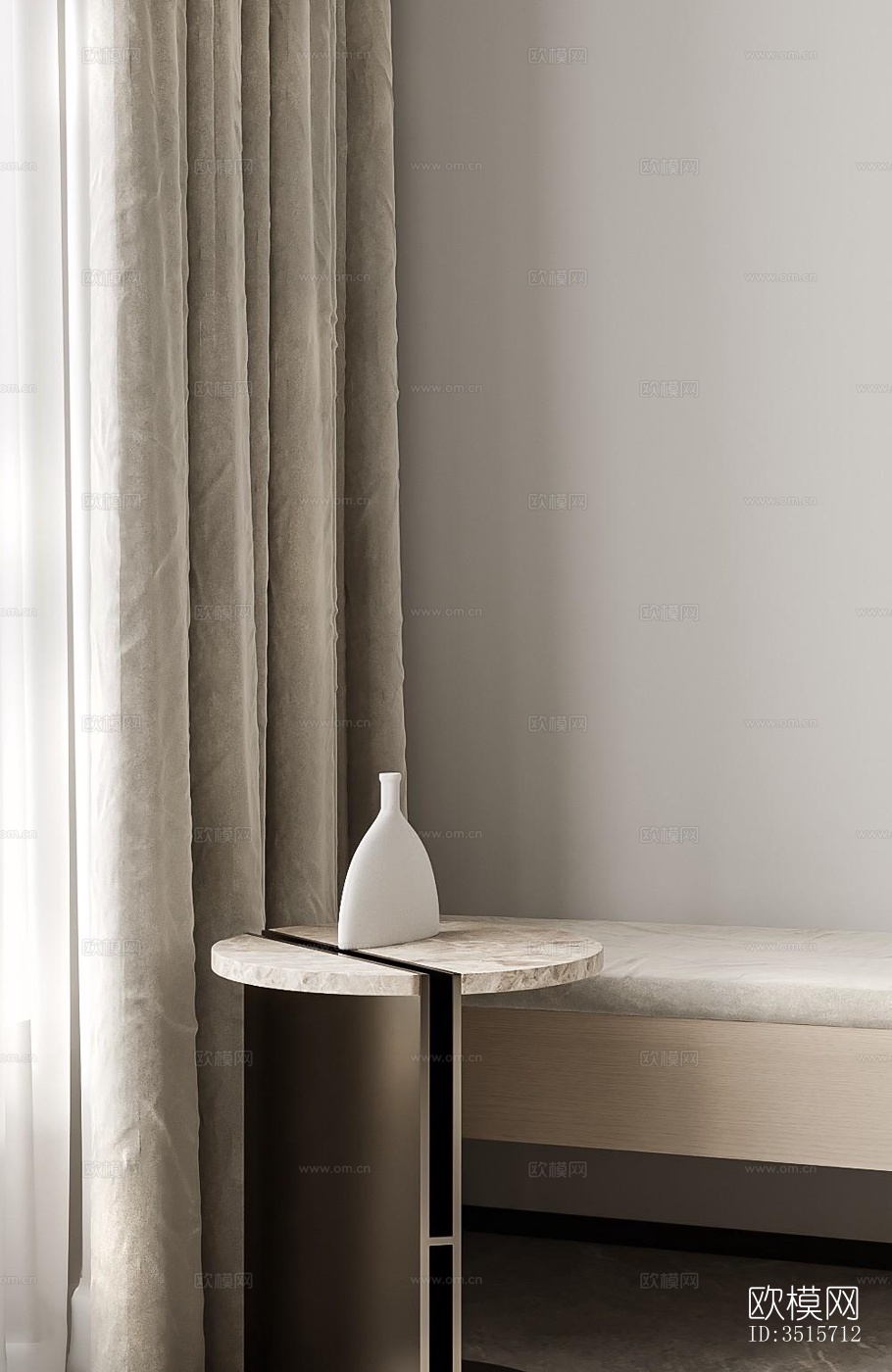 现代平层效果图下载（渲染图8）