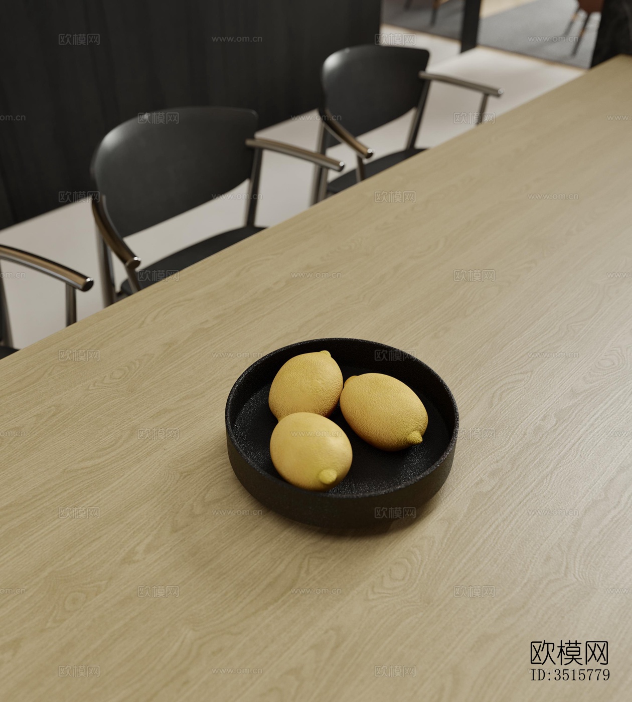 现代平层效果图下载（渲染图4）