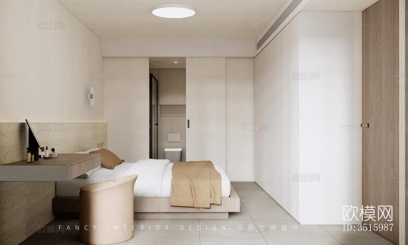 现代平层效果图下载（渲染图16）