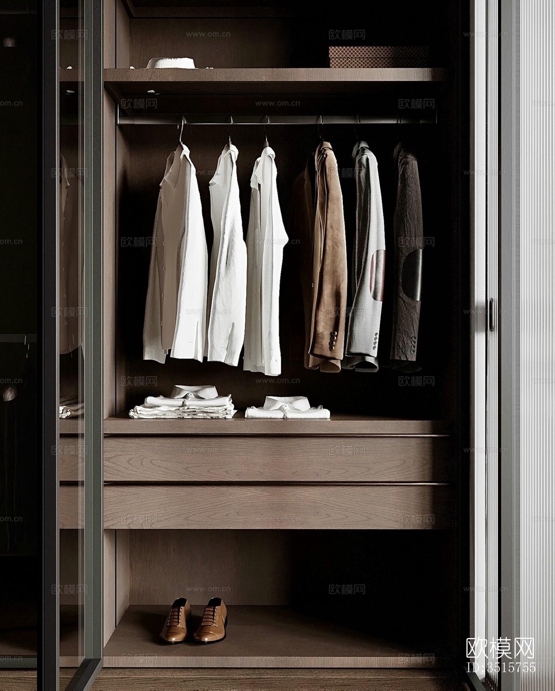 现代平层效果图下载（渲染图8）