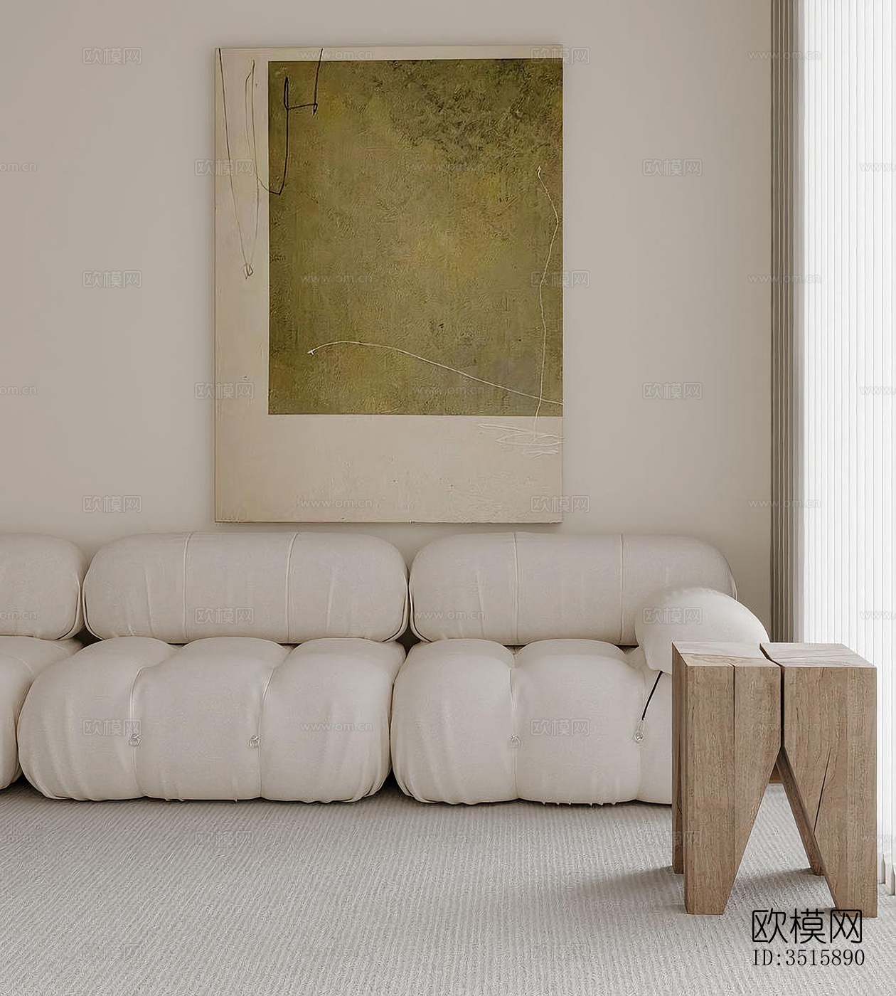 现代平层效果图下载（渲染图7）