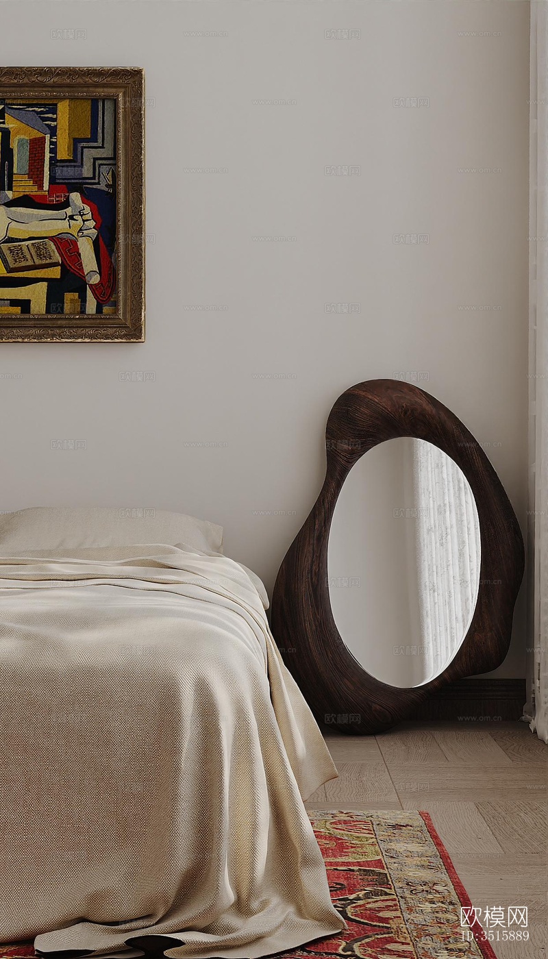 现代平层效果图下载（渲染图11）