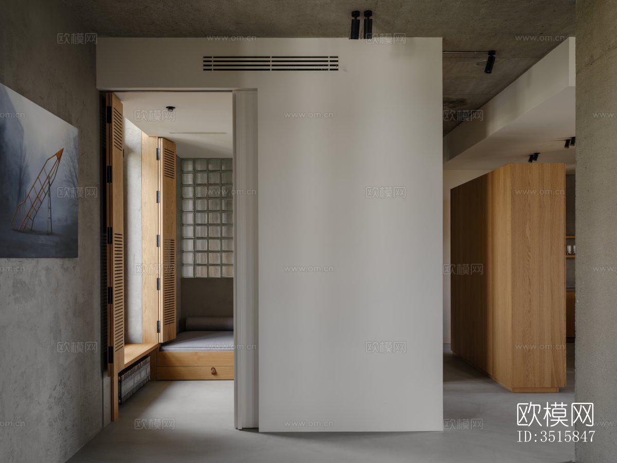 现代平层效果图下载（渲染图7）