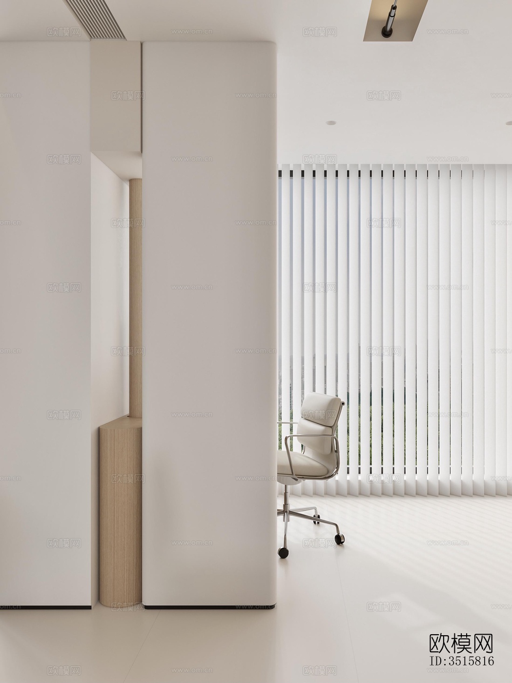 现代平层效果图下载（渲染图4）