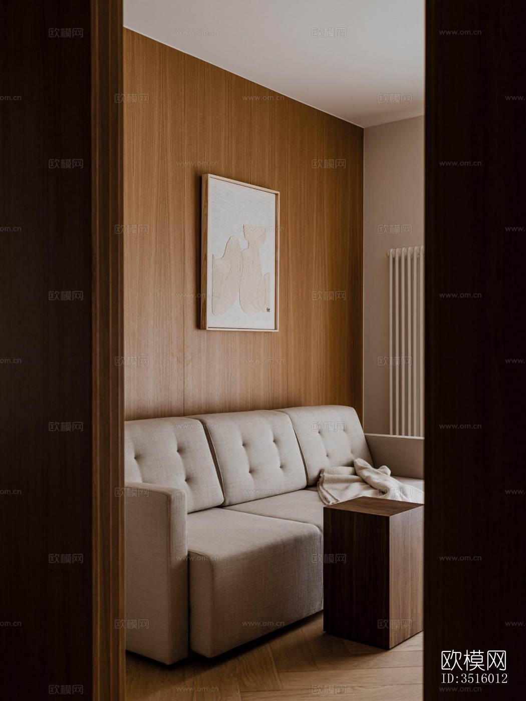 现代平层效果图下载（渲染图5）