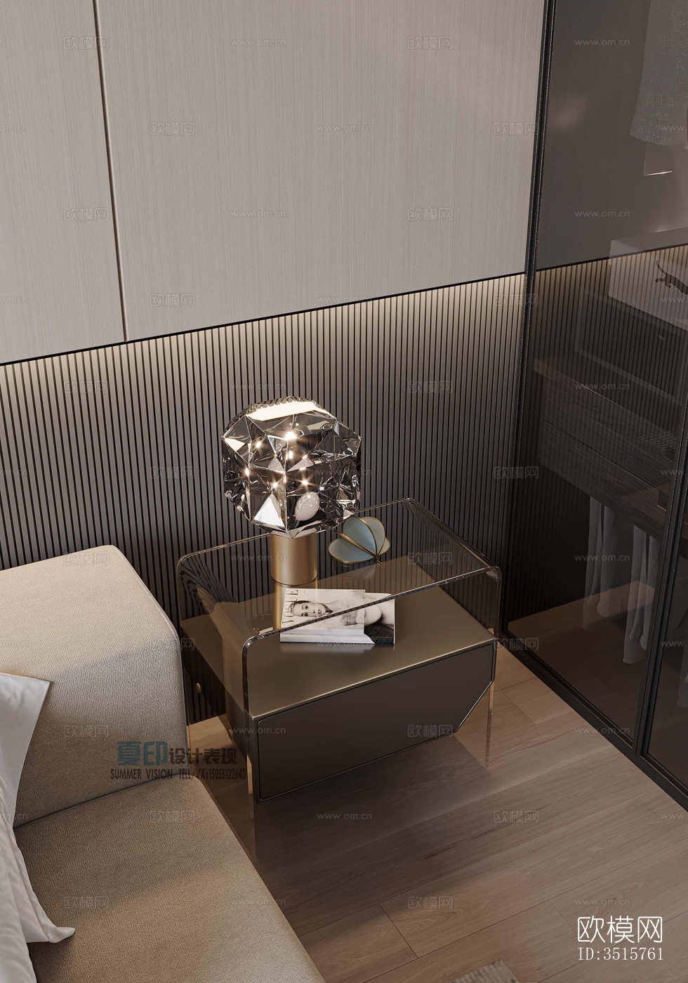 现代平层效果图下载（渲染图5）