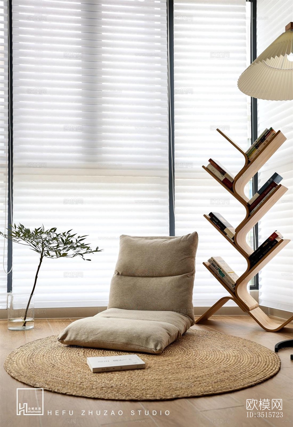 现代平层效果图下载（渲染图5）