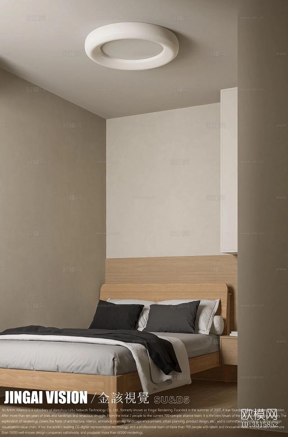 现代平层效果图下载（渲染图9）