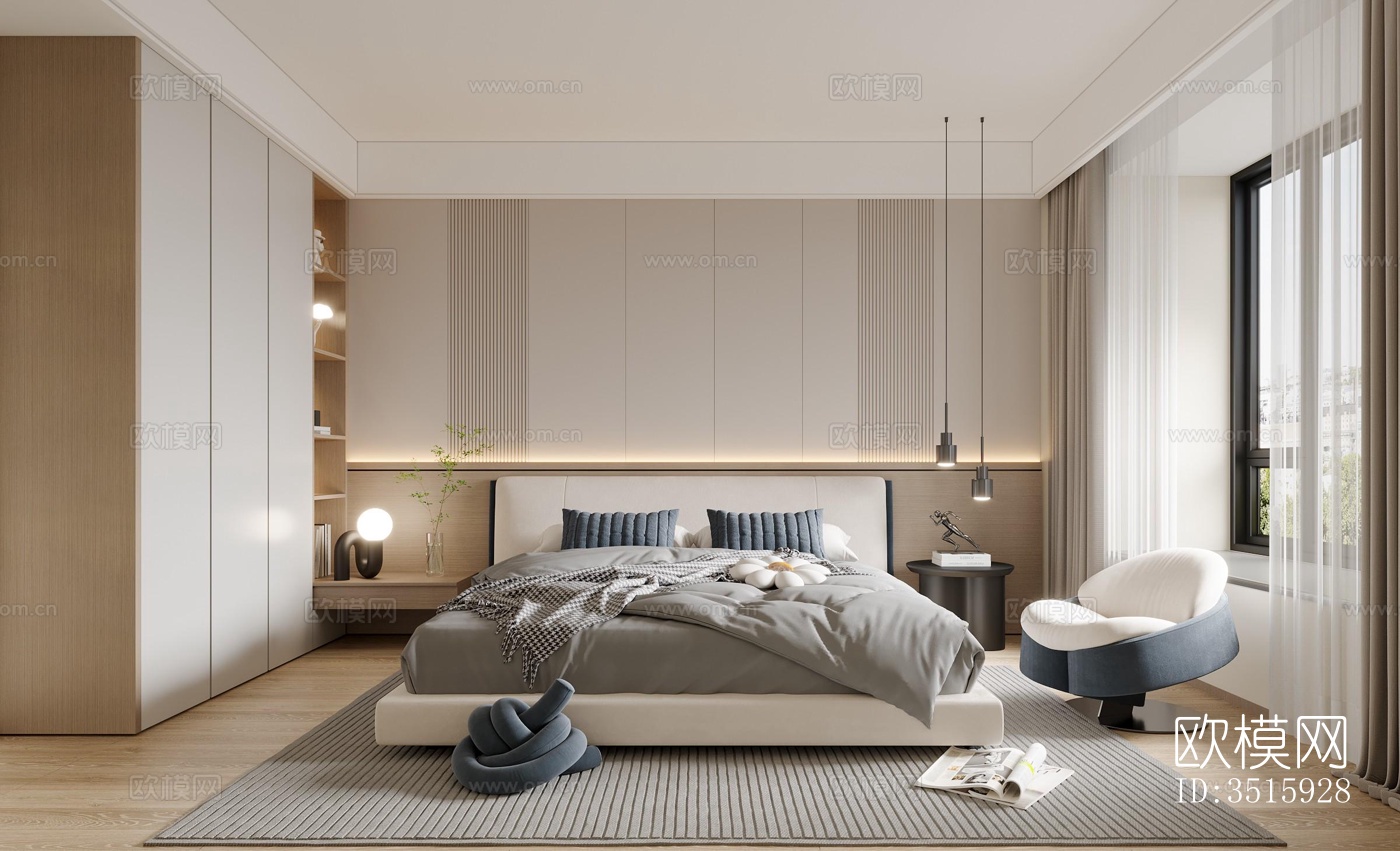 现代平层效果图下载（渲染图5）