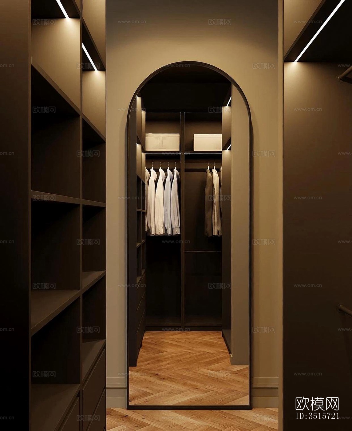 现代平层效果图下载（渲染图2）