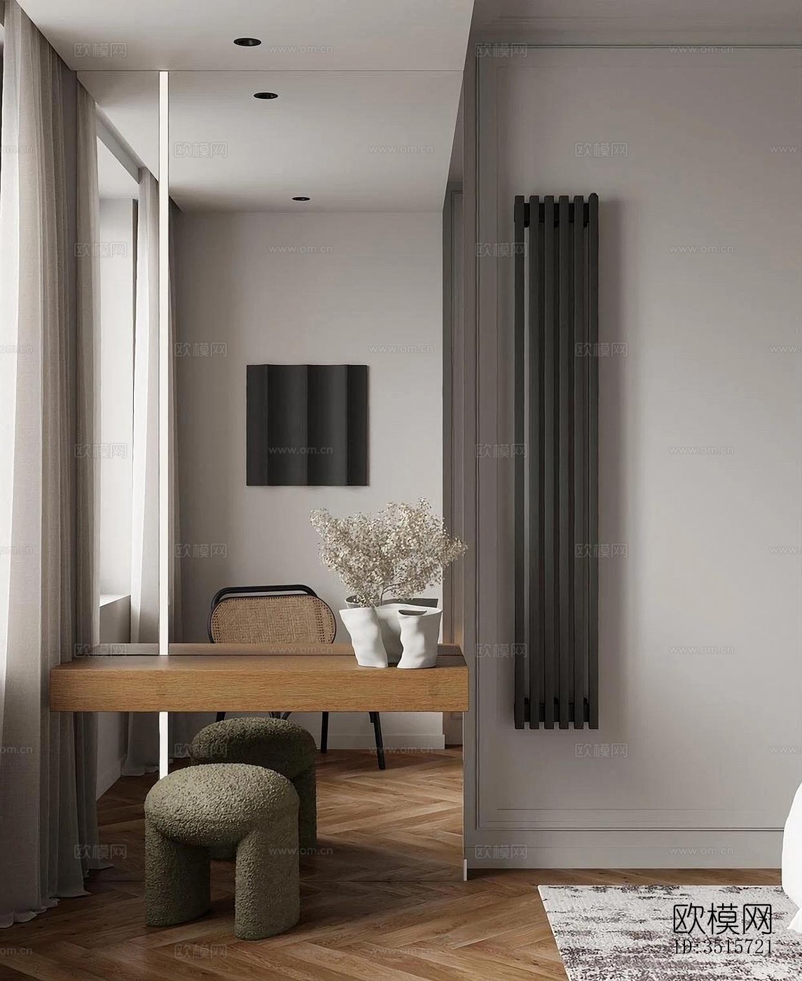 现代平层效果图下载（渲染图18）