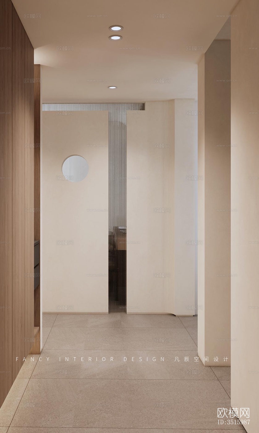 现代平层效果图下载（渲染图1）