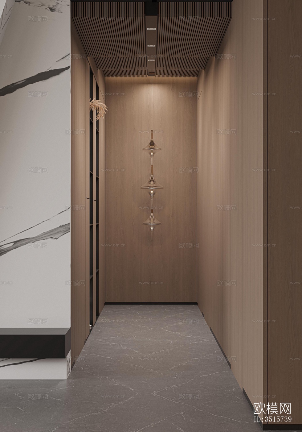 现代平层效果图下载（渲染图13）