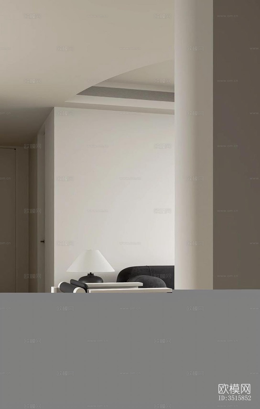 现代平层效果图下载（渲染图6）