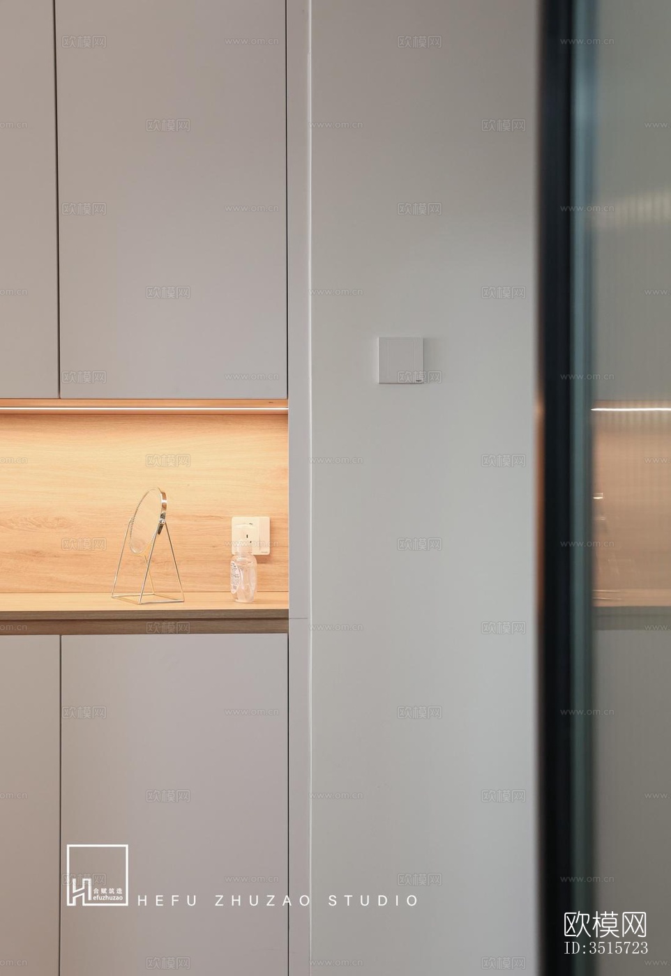 现代平层效果图下载（渲染图6）