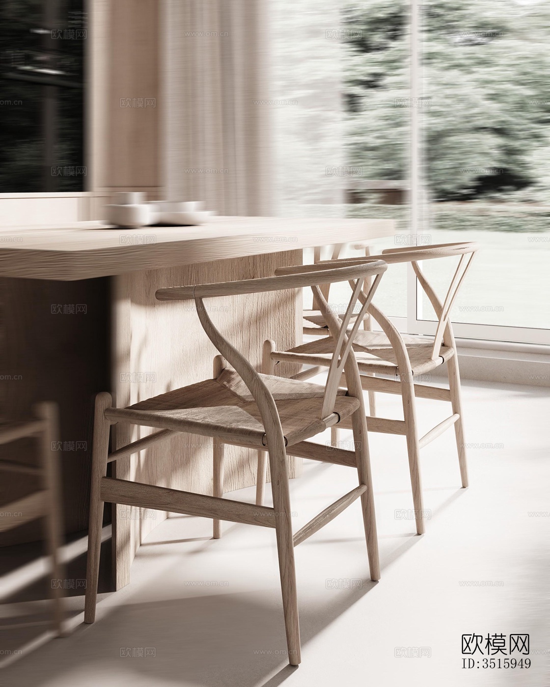 现代平层效果图下载（渲染图10）