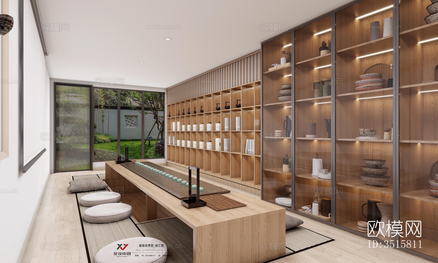 现代平层效果图下载（渲染图3）