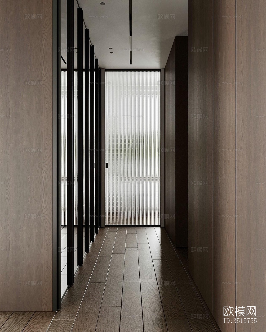 现代平层效果图下载（渲染图7）