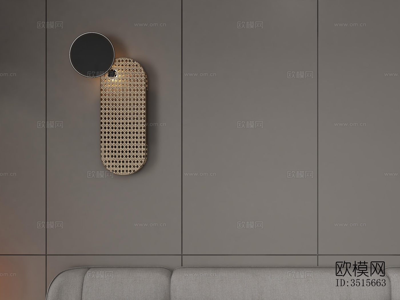 现代卧室效果图下载（渲染图4）