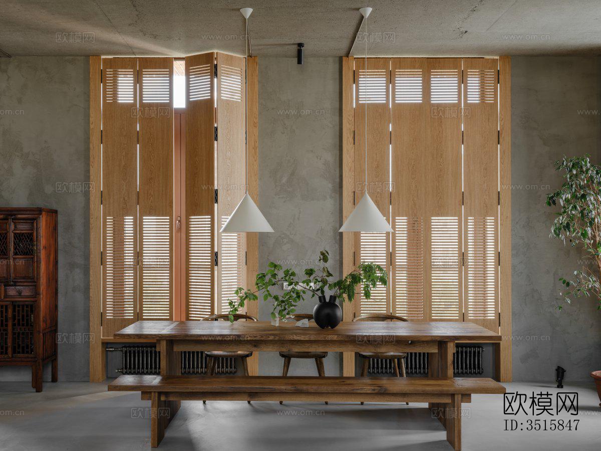 现代平层效果图下载（渲染图5）