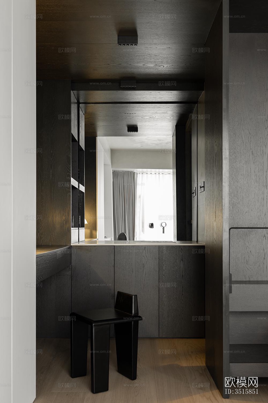 现代平层效果图下载（渲染图6）