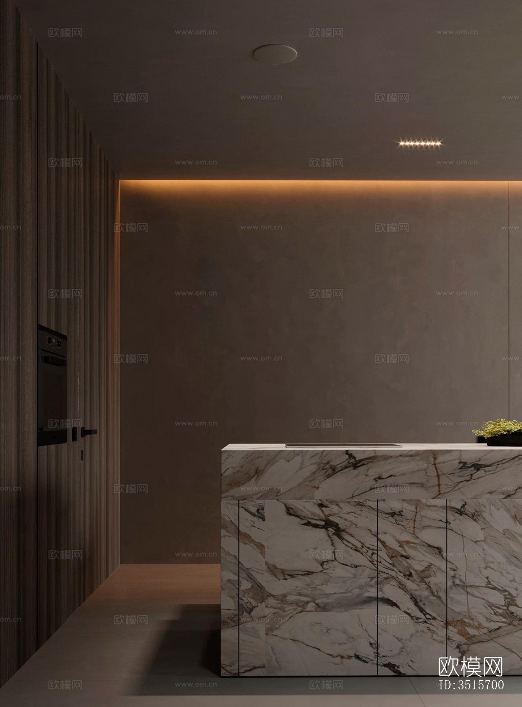 现代平层效果图下载（渲染图5）