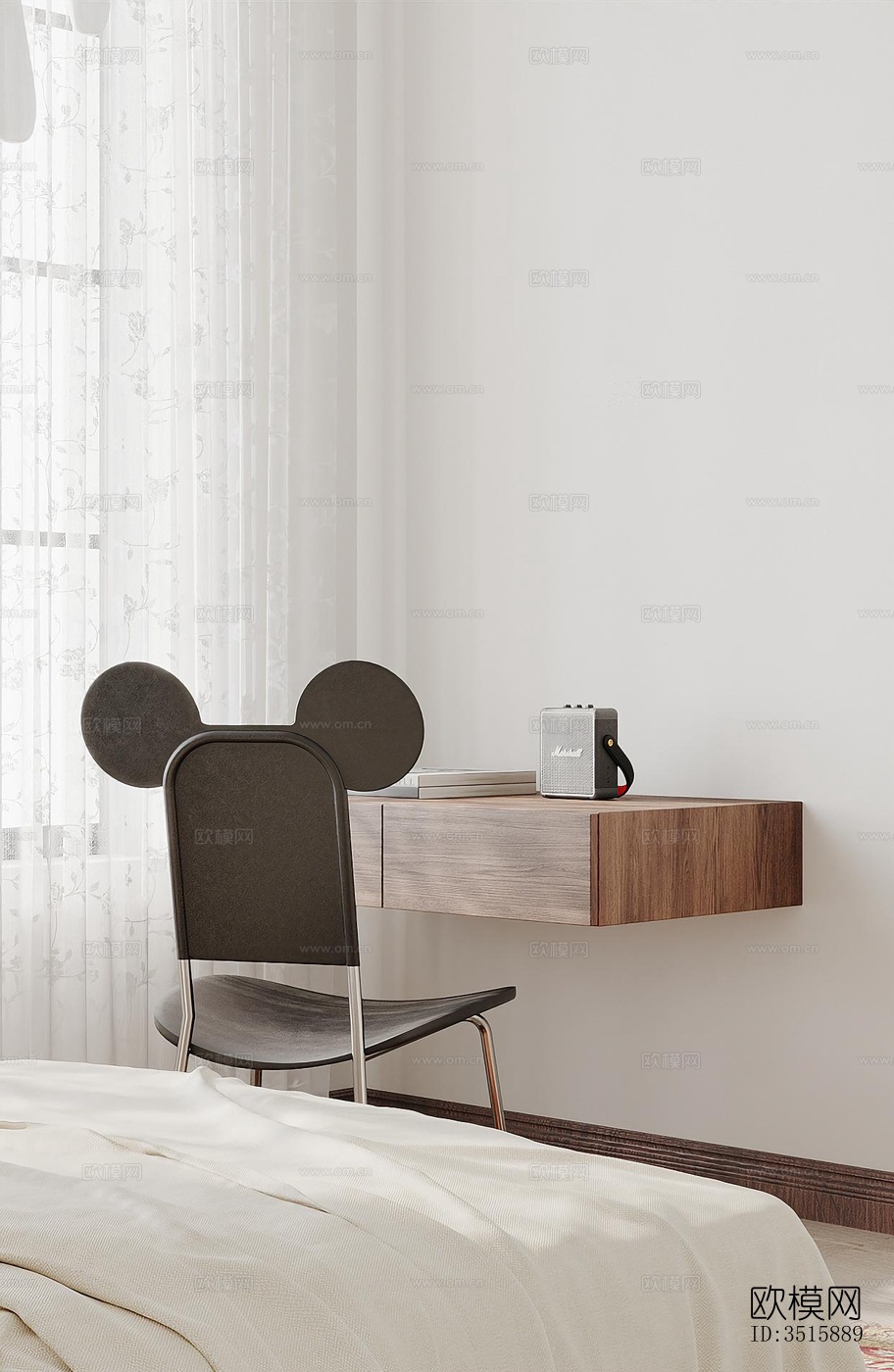 现代平层效果图下载（渲染图10）