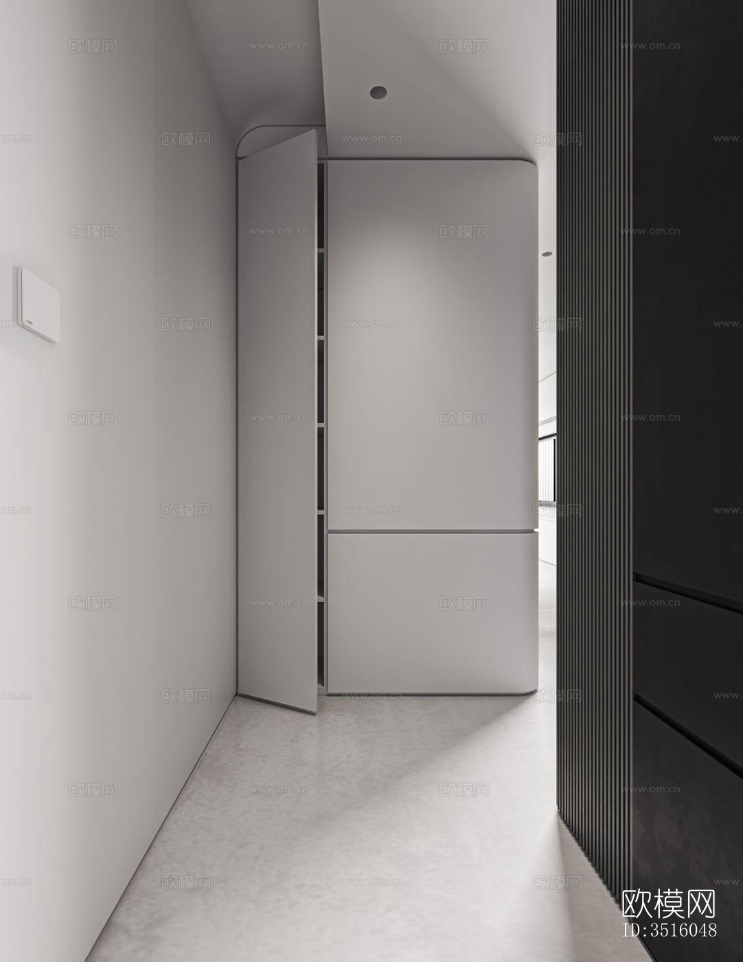 现代平层效果图下载（渲染图1）