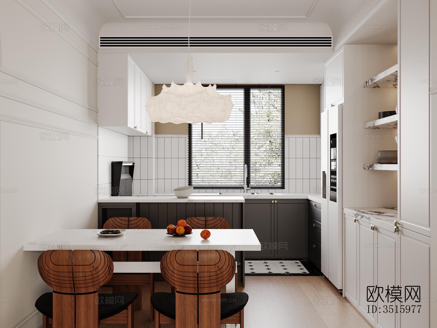 现代平层效果图下载（渲染图6）