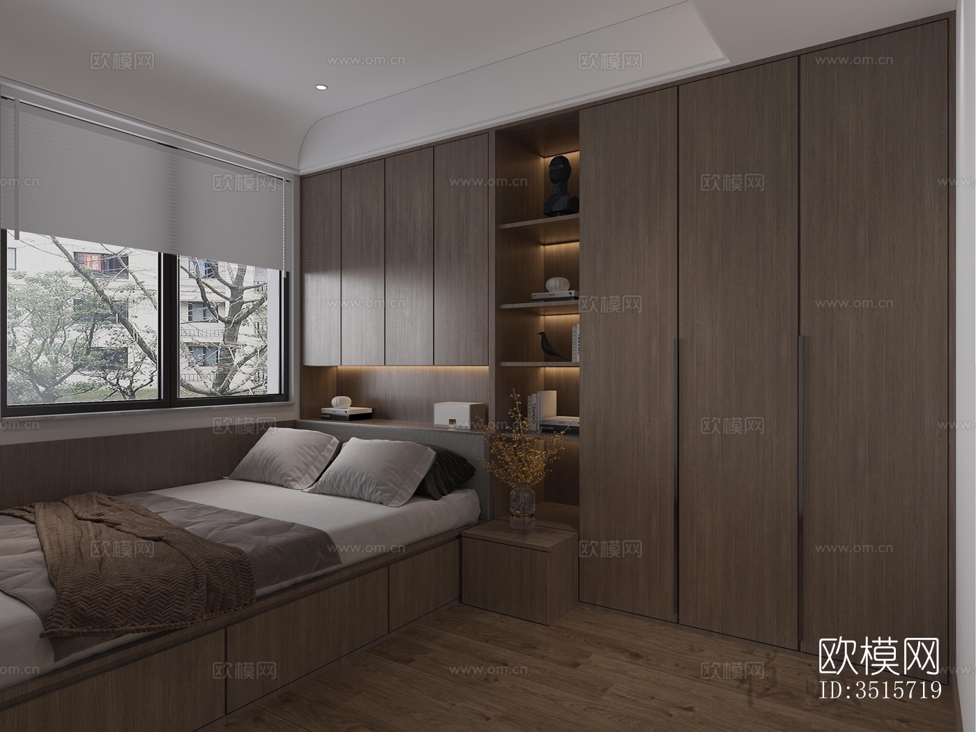 现代平层效果图下载（渲染图6）