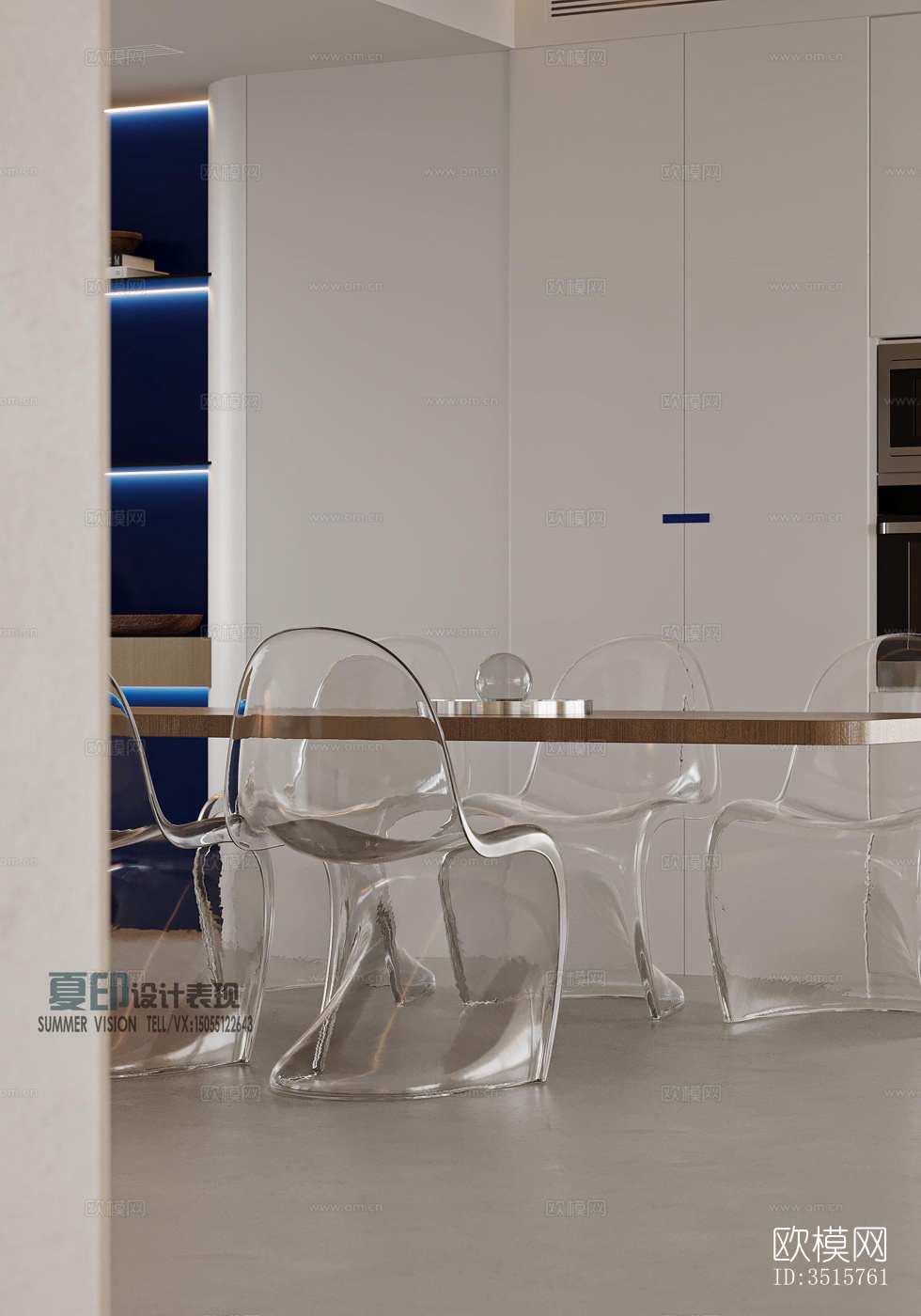 现代平层效果图下载（渲染图3）