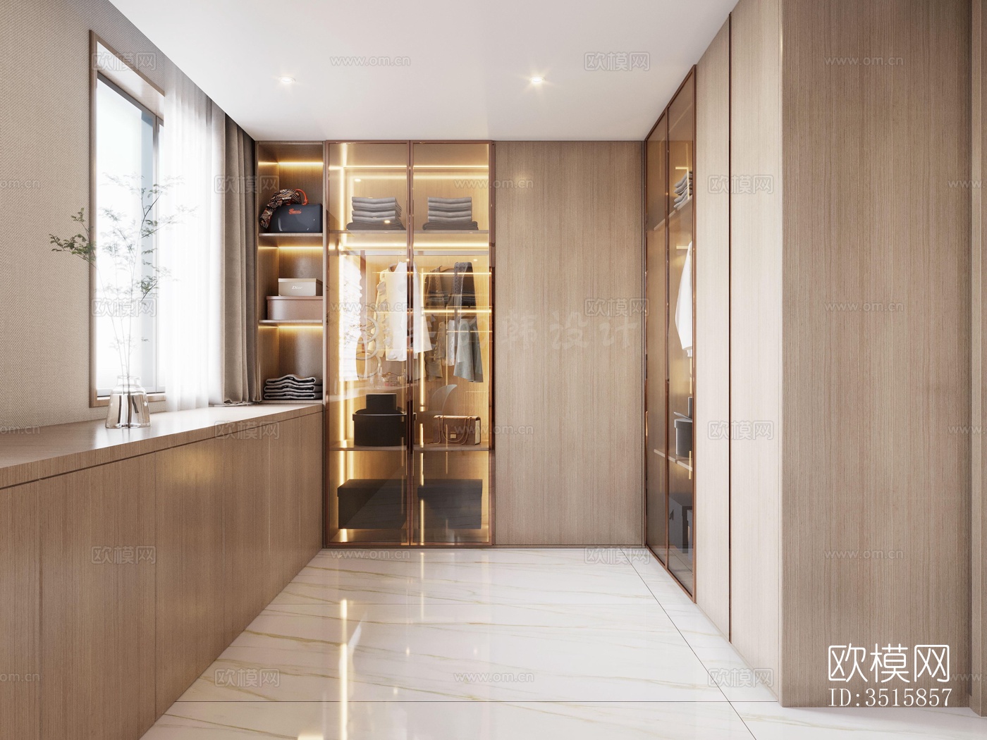 现代平层效果图下载（渲染图7）