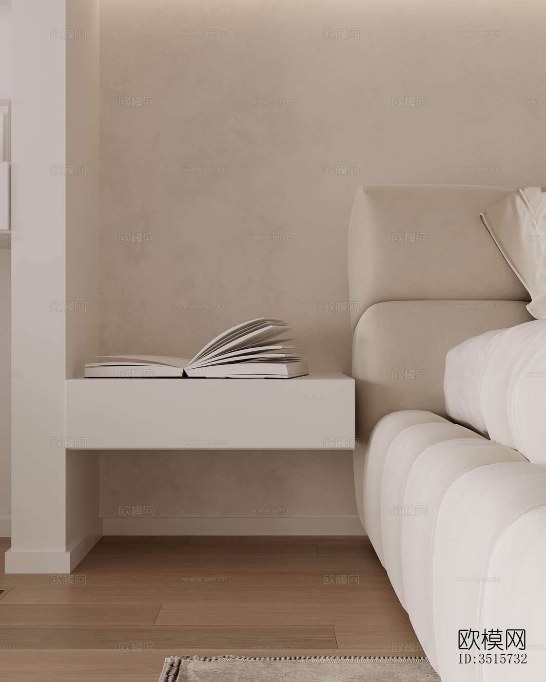 现代平层效果图下载（渲染图9）