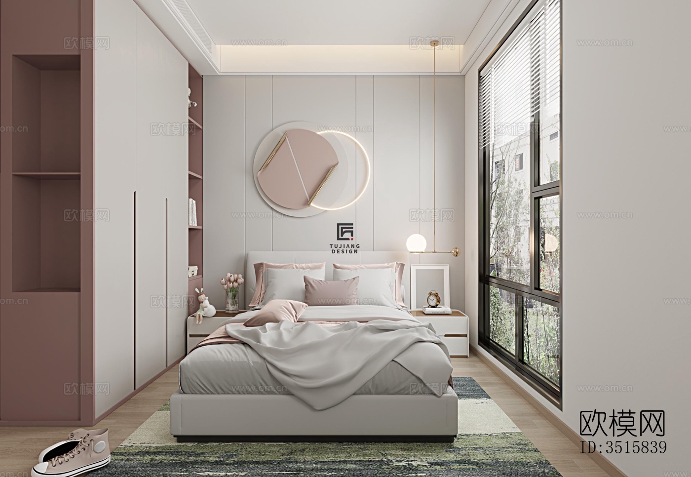 现代平层效果图下载（渲染图5）