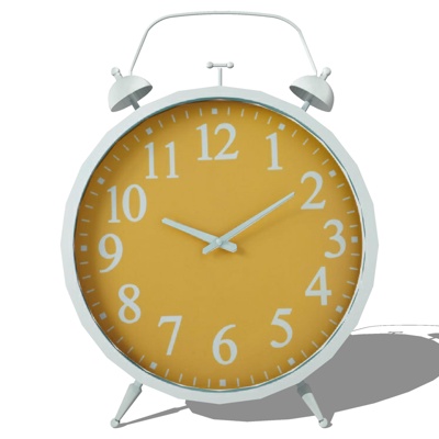  现代金属闹钟su模型 