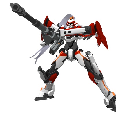  现代高达机器人玩具su模型 