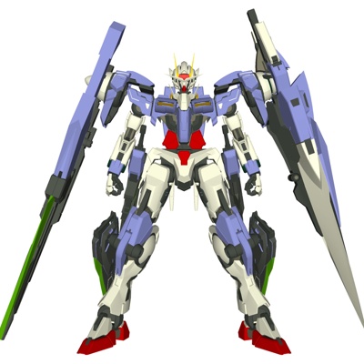  现代高达机器人玩具su模型 