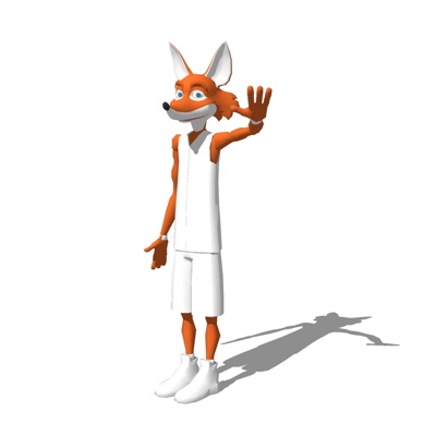  现代卡通玩偶su模型 